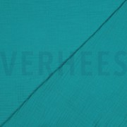 DOUBLE GAUZE GOTS TEAL (thumbnail) #4