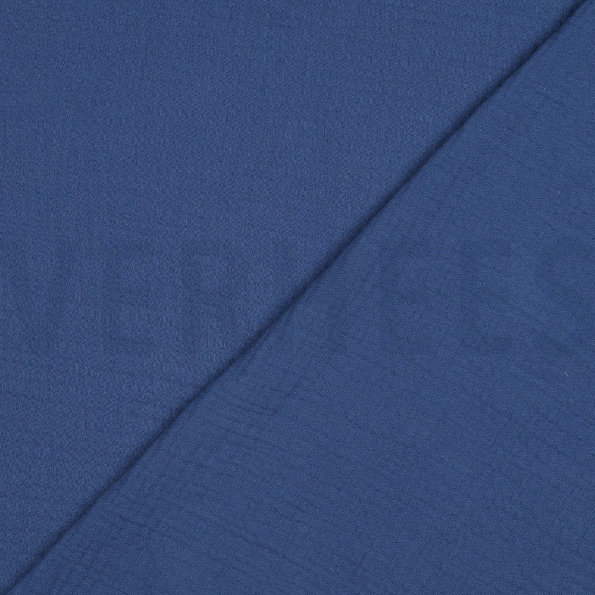 DOUBLE GAUZE GOTS MIDNIGHT BLUE (high resolution) #4