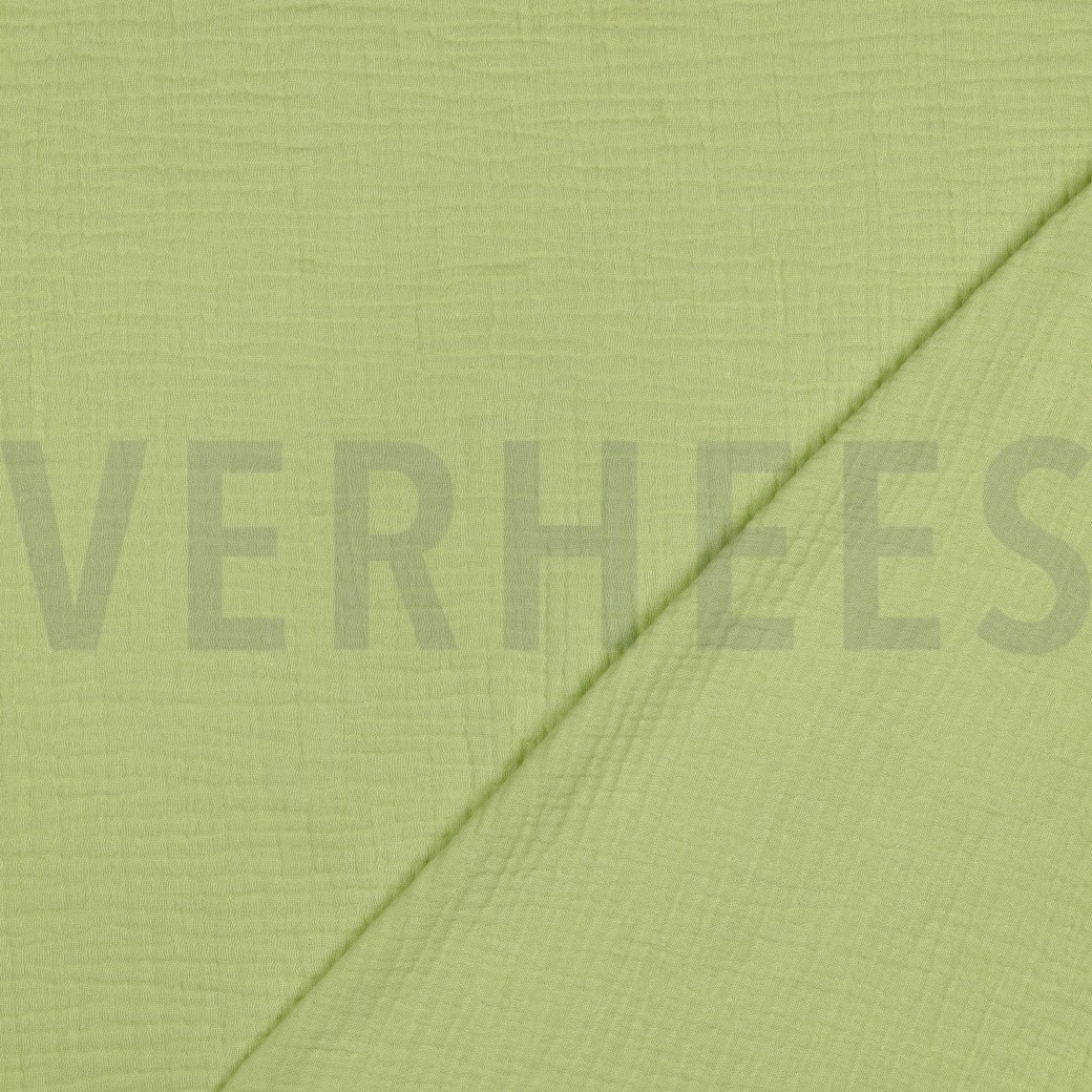 DOUBLE GAUZE GOTS SOFT GREEN #4