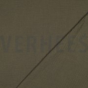 DOUBLE GAUZE GOTS DARK MOSS GREEN (thumbnail) #4