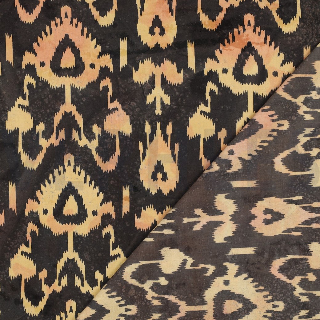 HANDCRAFTED BATIK COTTON BROWN #4