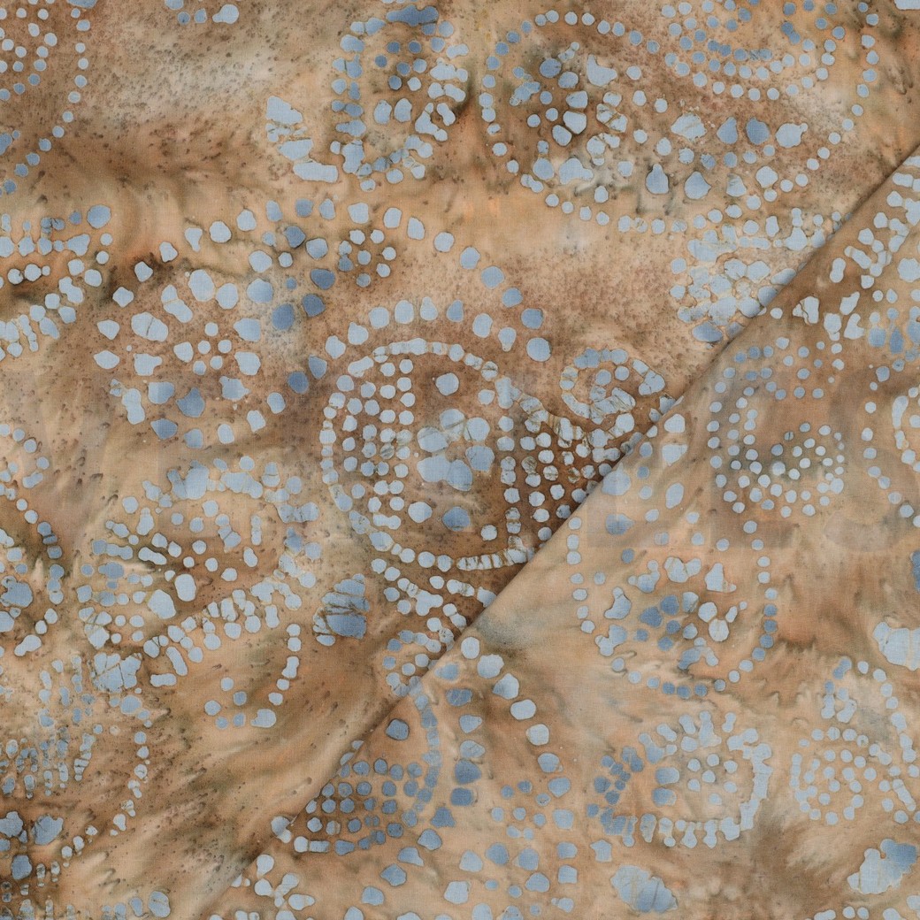 HANDCRAFTED BATIK COTTON BEIGE #4