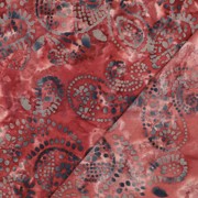 HANDCRAFTED BATIK COTTON DARK RED (thumbnail) #4
