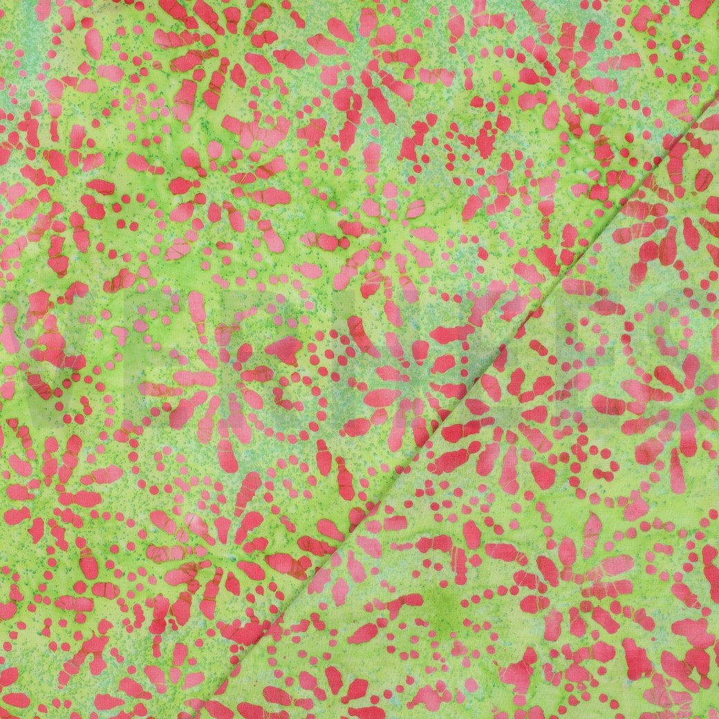 HANDCRAFTED BATIK COTTON LIME #4