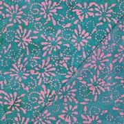 HANDCRAFTED BATIK COTTON TURQOISE (thumbnail) #4