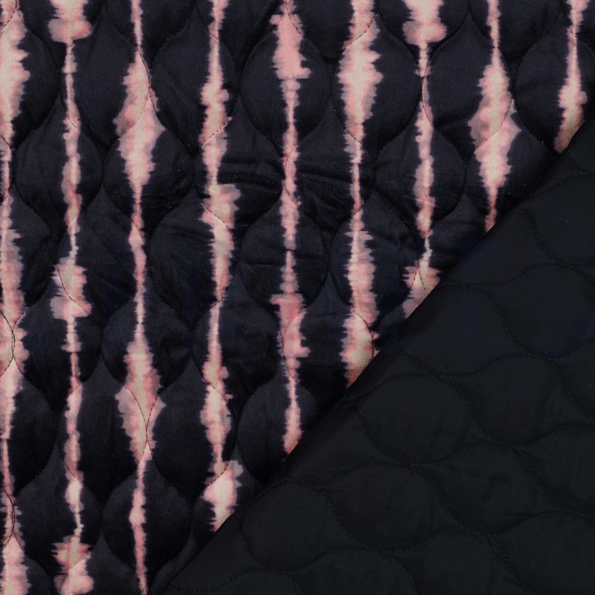 STEPPED VELVET DIGITAL STRIPES NAVY (high resolution) #4