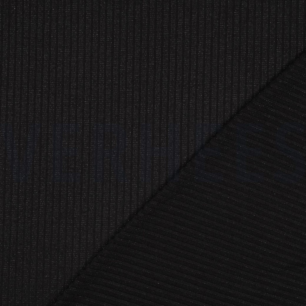 KNITTED LUREX BLACK SILVER LUREX #4