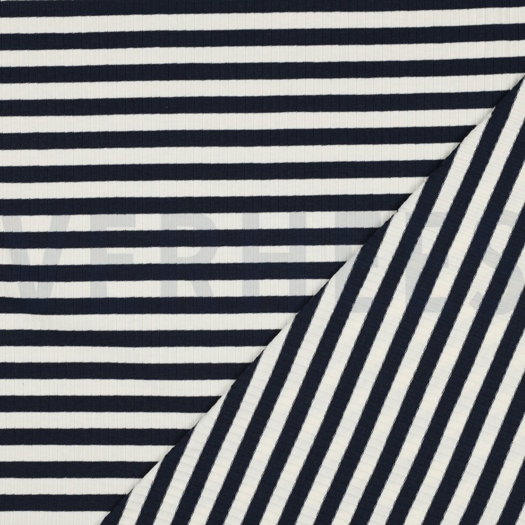RIB YARN DYED STRIPE NAVY/ECRU (high resolution) #4