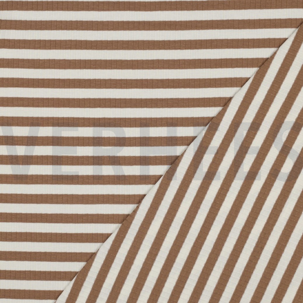RIB YARN DYED STRIPE CINNAMON #4