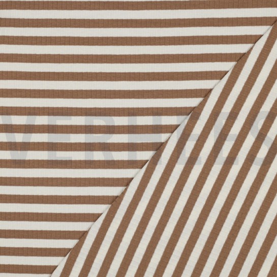 RIPPEN GARNGEFÄRBT STREIFEN ZIMT #7