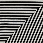 RIB YARN DYED STRIPE BLACK (thumbnail) #4