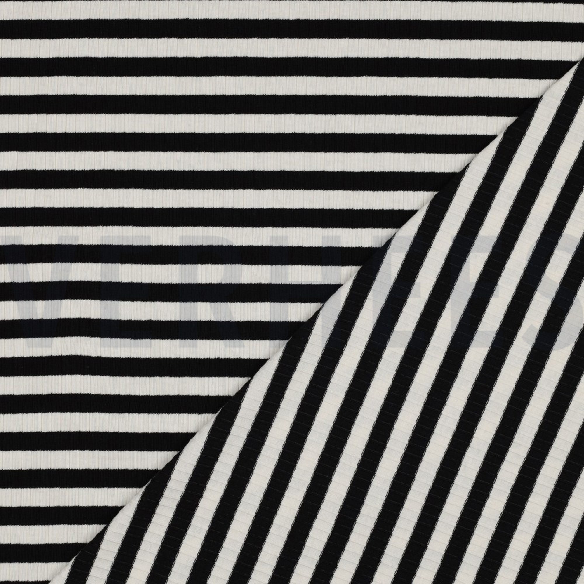 RIB YARN DYED STRIPE BLACK (high resolution) #4
