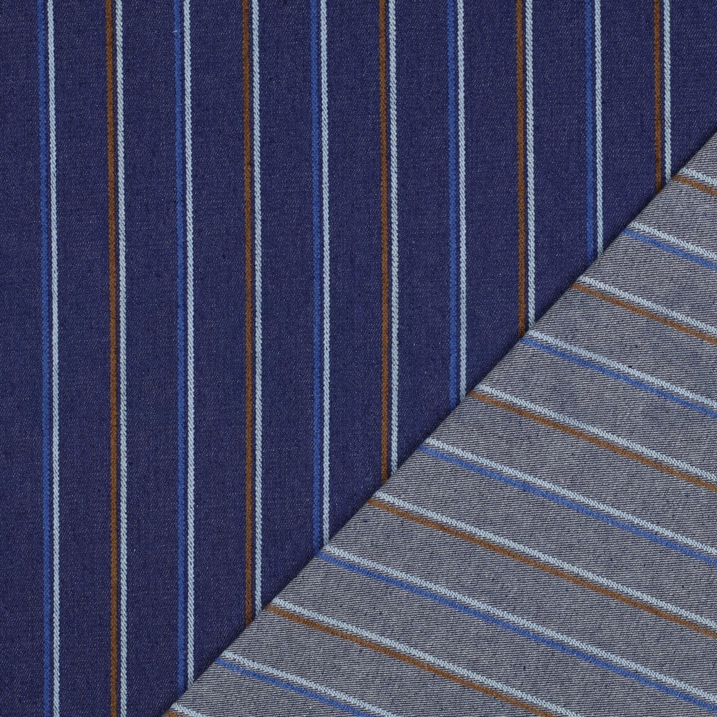 DENIM STRIPES INDIGO #4