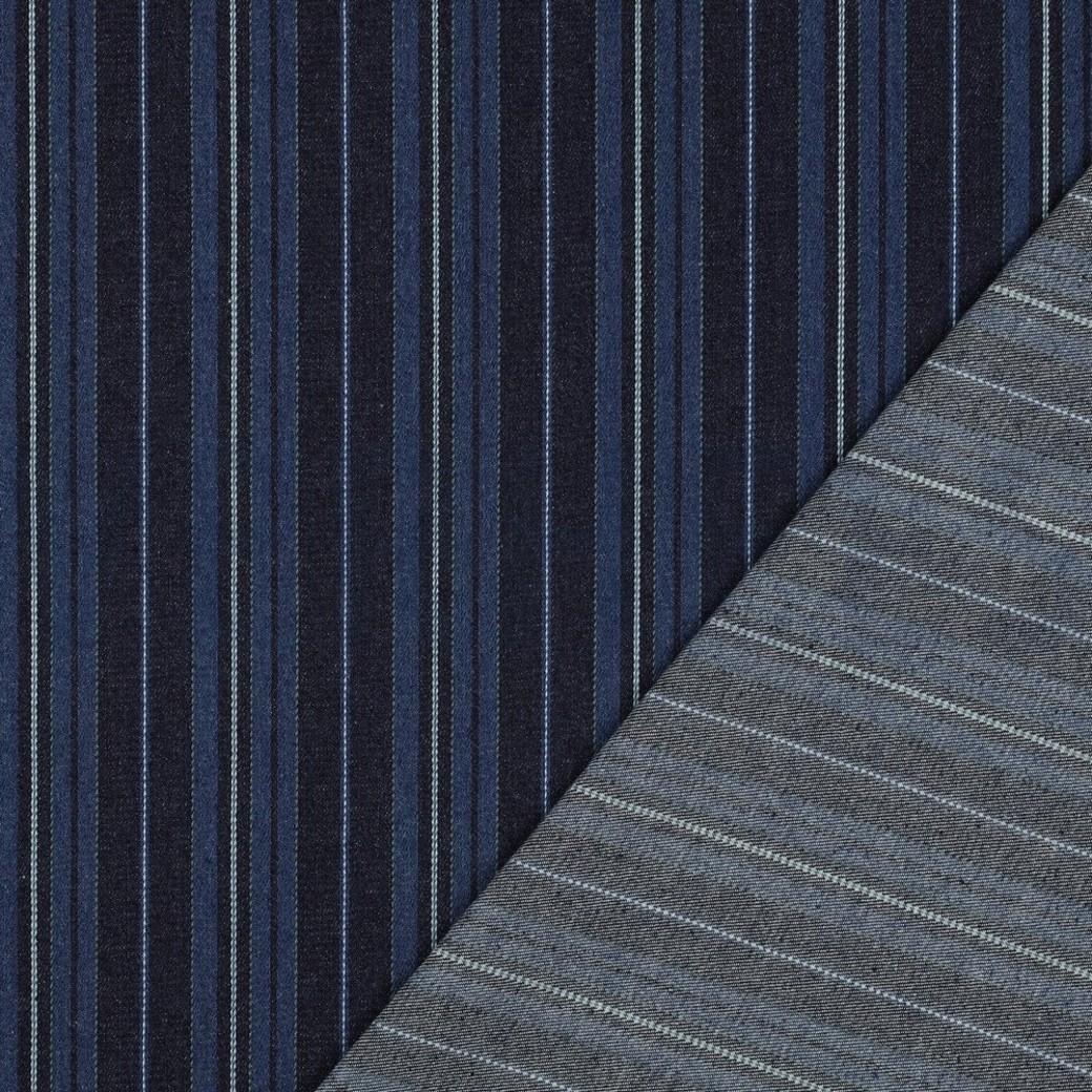 DENIM STRIPES INDIGO #4
