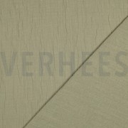 DOUBLE GAUZE SLUB OLIVE (thumbnail) #4
