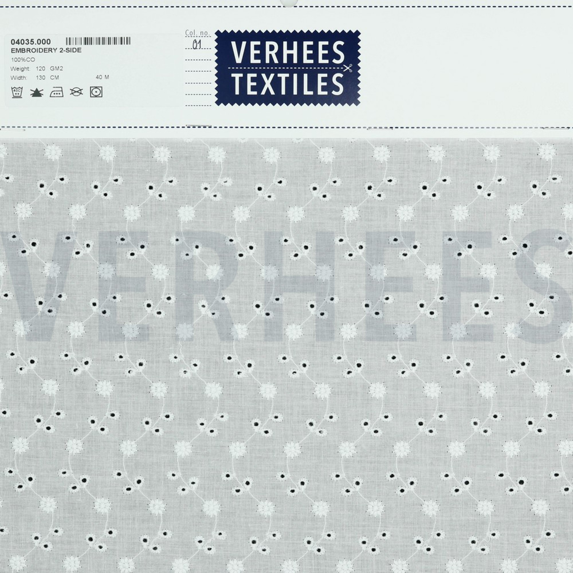 COTTON EMBROIDERY 2-SIDE SCALLOP WHITE (high resolution) #4