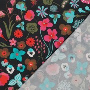 FINE POPLIN DIGITAL MEADOW FLOWER NERIDA HANSEN JET BLACK (thumbnail) #4