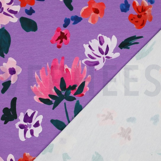 FRENCH TERRY DIGITAL COLETTE NERIDA HANSEN LAVENDEL #7