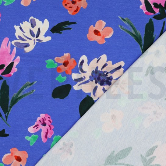 FRENCH TERRY DIGITAL COLETTE NERIDA HANSEN LIGHT BLUE #7