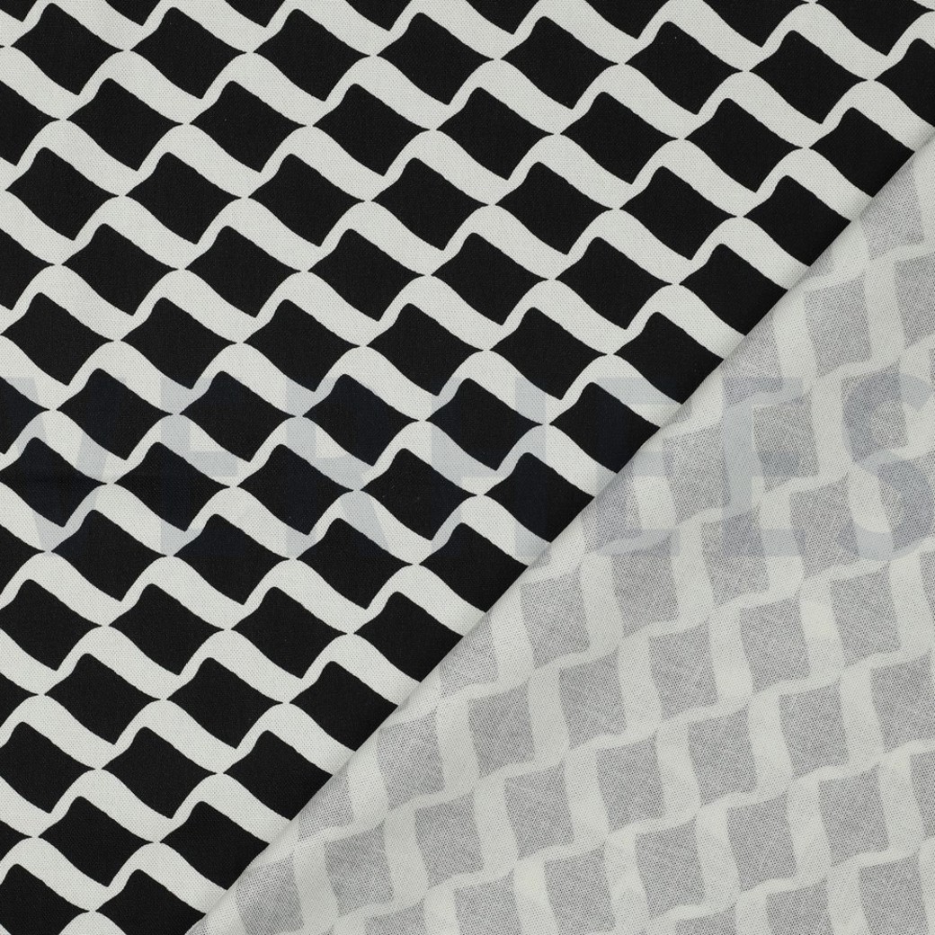 CANVAS ABSTRACT BLACK & WHITE #4