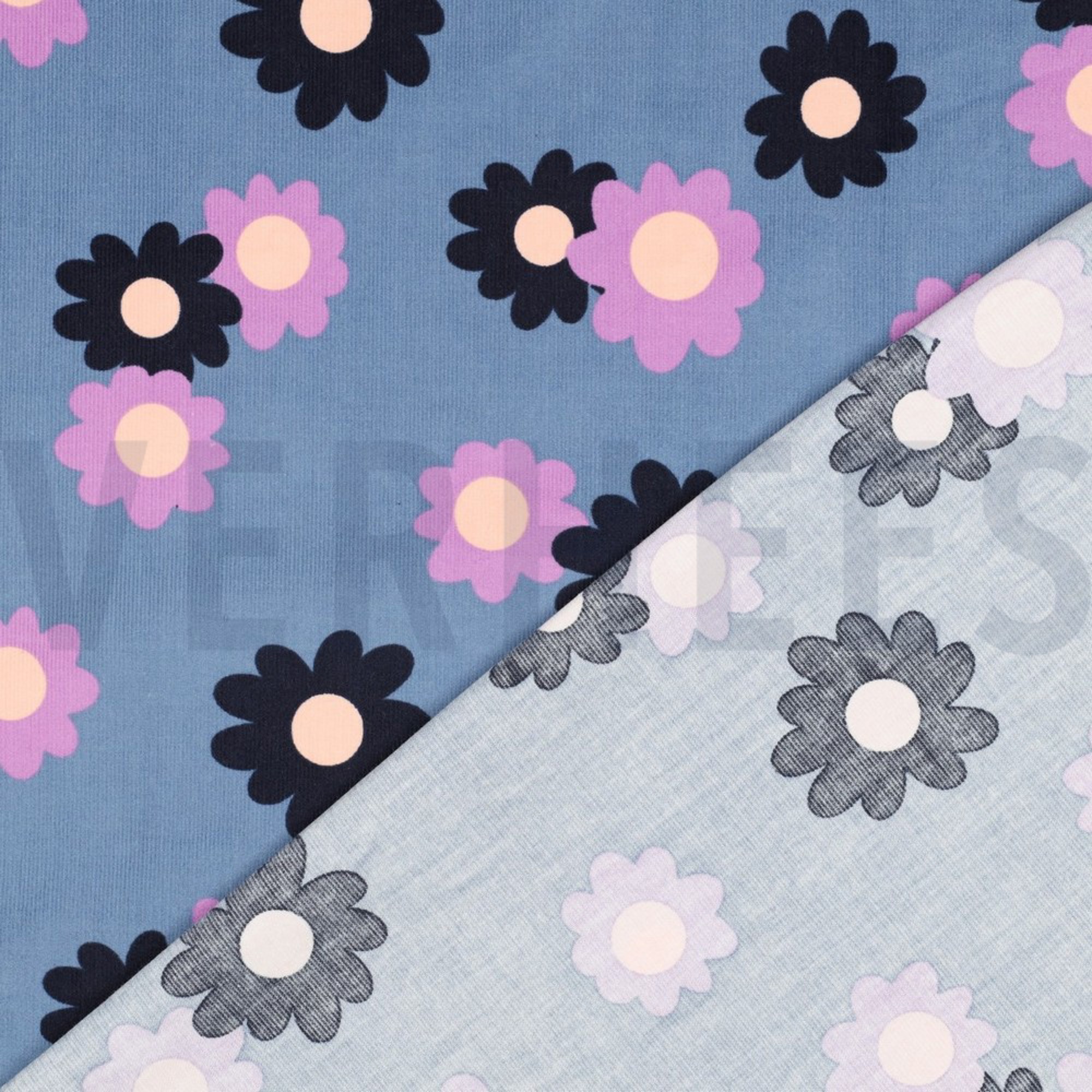 BABYCORD FLOWERS JEANS (high resolution) #4