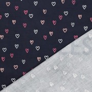 BABYCORD FOIL HEARTS NAVY (thumbnail) #4