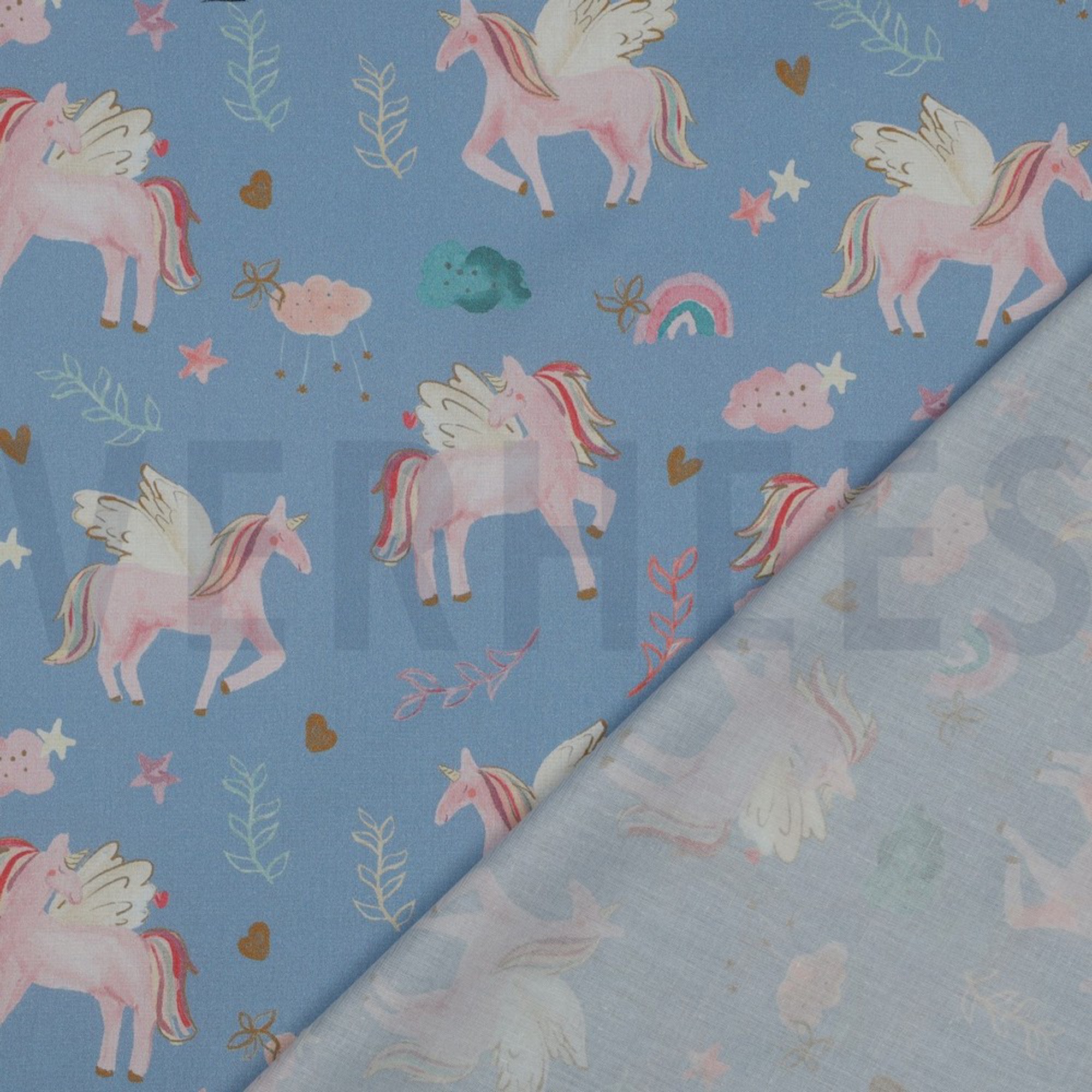 FINE POPLIN DIGITAL UNICORNS LIGHT BLUE (high resolution) #4
