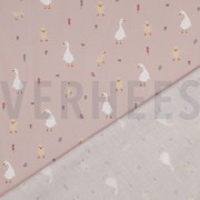 FINE POPLIN GOTS LITTLE GOOSE LIGHT PINK (thumbnail) #4