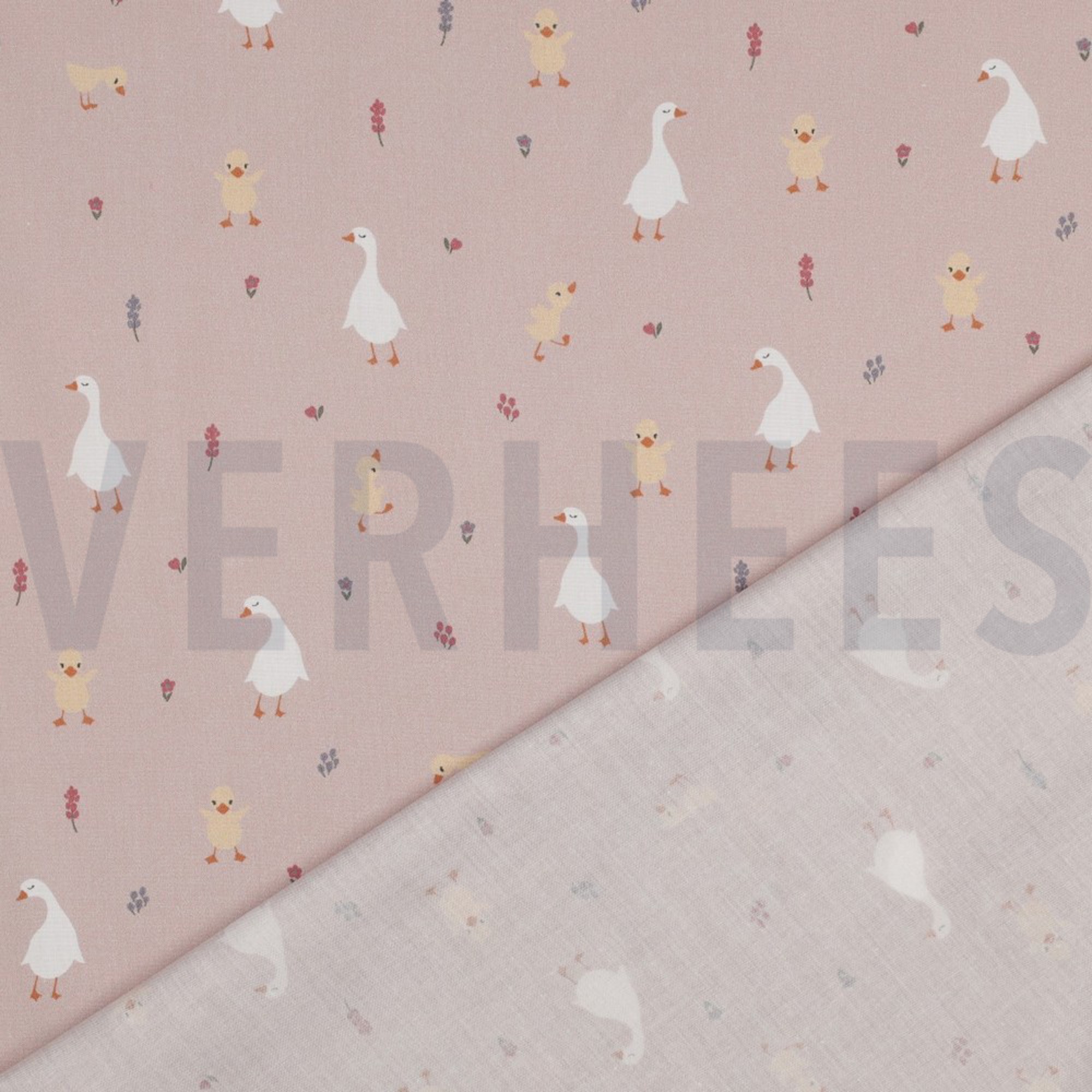 FINE POPLIN GOTS LITTLE GOOSE LIGHT PINK (high resolution) #4