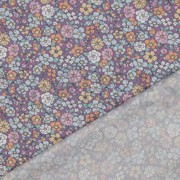 FINE POPLIN GOTS FLOWERS PURPLE (thumbnail) #4