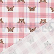 FLANNEL BEAR CHECK LIGHT PINK (thumbnail) #4