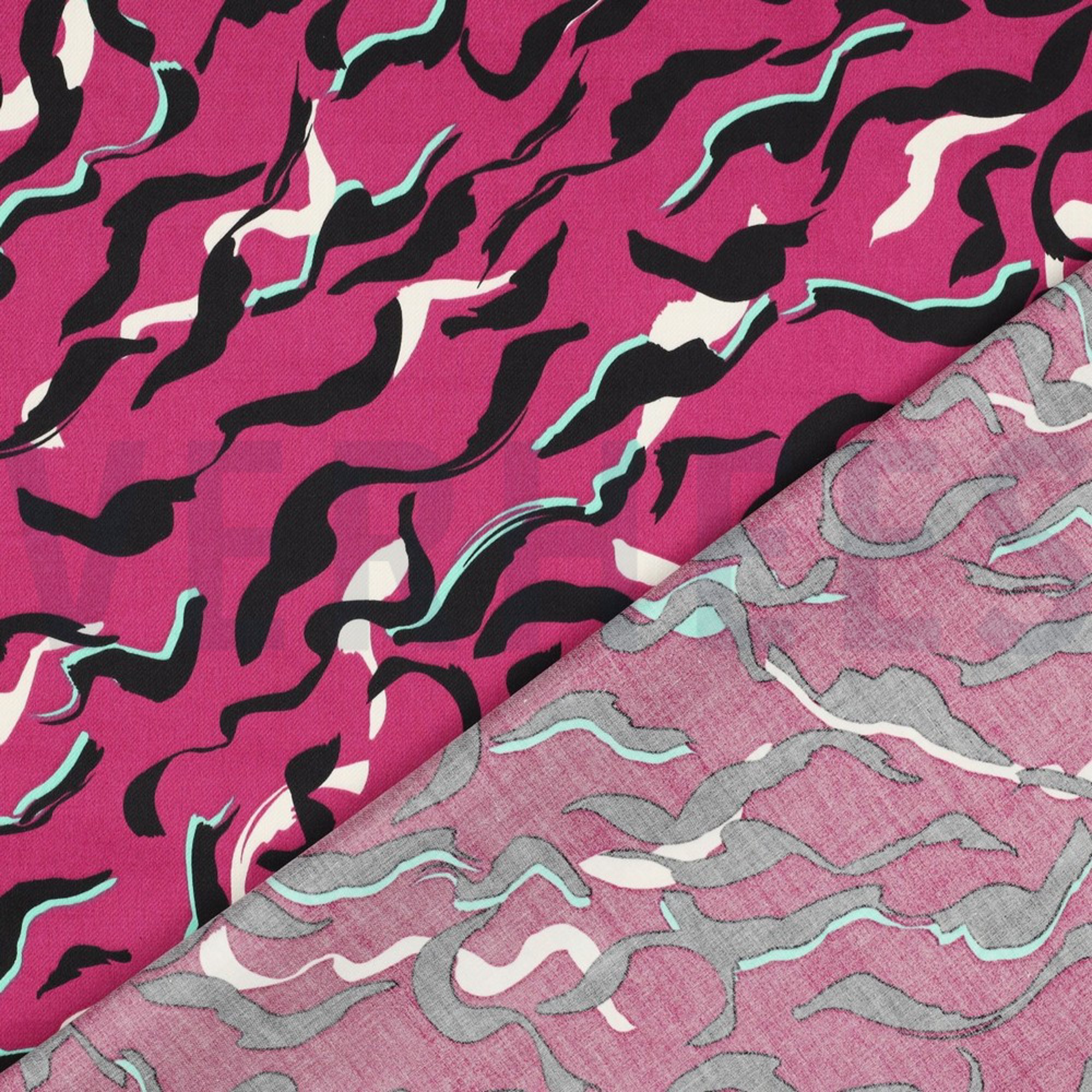 COTTON SATIN ANIMAL SKIN FUCHSIA (high resolution) #4