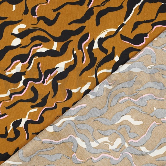 KATOEN SATIJN DIERENHUID CAMEL #7