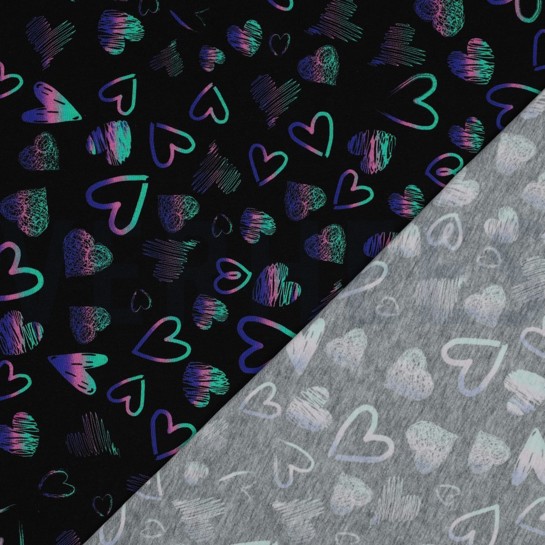 JERSEY DIGITAL HEARTS BLACK #7