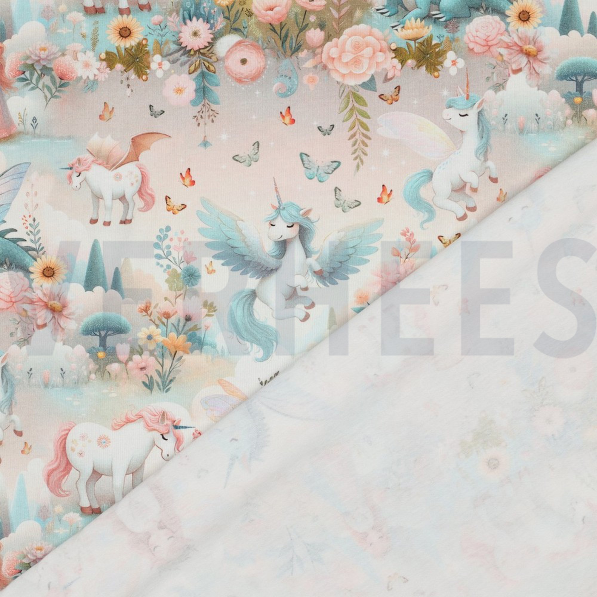 JERSEY DIGITAL UNICORNS ECRU (high resolution) #4
