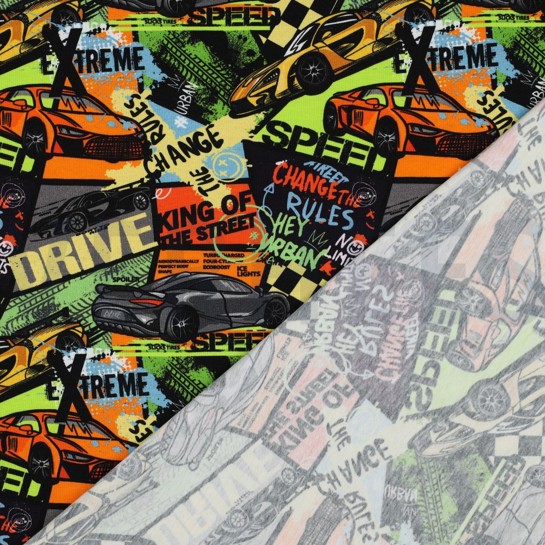 JERSEY DIGITAL FAST CARS MULTICOLOUR #7