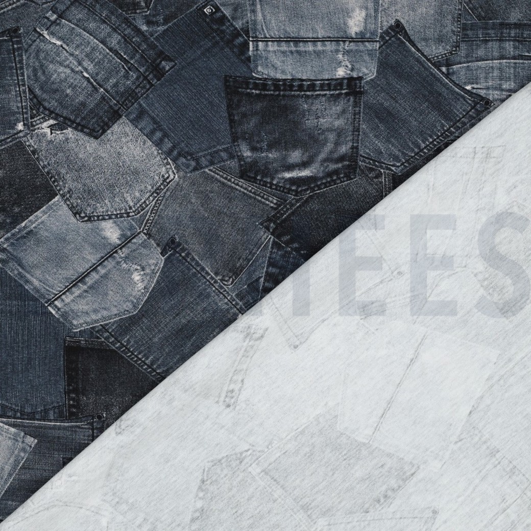 JERSEY DIGITAL JEANS POCKETS NAVY #4