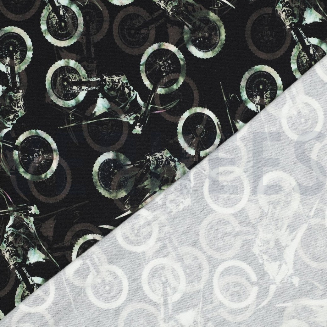 SWEAT DIGITAL DIRT BIKES BLACK / GREEN #4