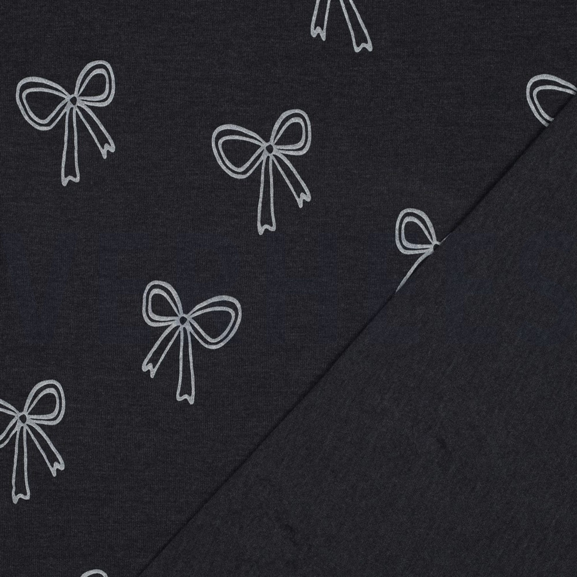 JERSEY MELANGE GLITTER BOWS INDIGO MELANGE (high resolution) #4