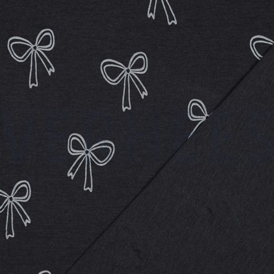 JERSEY MELANGE GLITTER STRIKJES INDIGO GEMÊLEERD #7