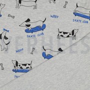 JERSEY MELANGE SKATE CLUB LIGHT GREY MELANGE (thumbnail) #4