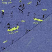 JERSEY MELANGE SKATE CLUB COBALT MELANGE (thumbnail) #4