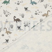 JERSEY MELANGE WATER DINOSAURS ECRU MELANGE (thumbnail) #4