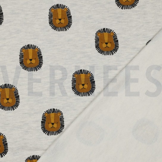 SWEAT MELANGE LÖWEN ECRU MELIERT #7