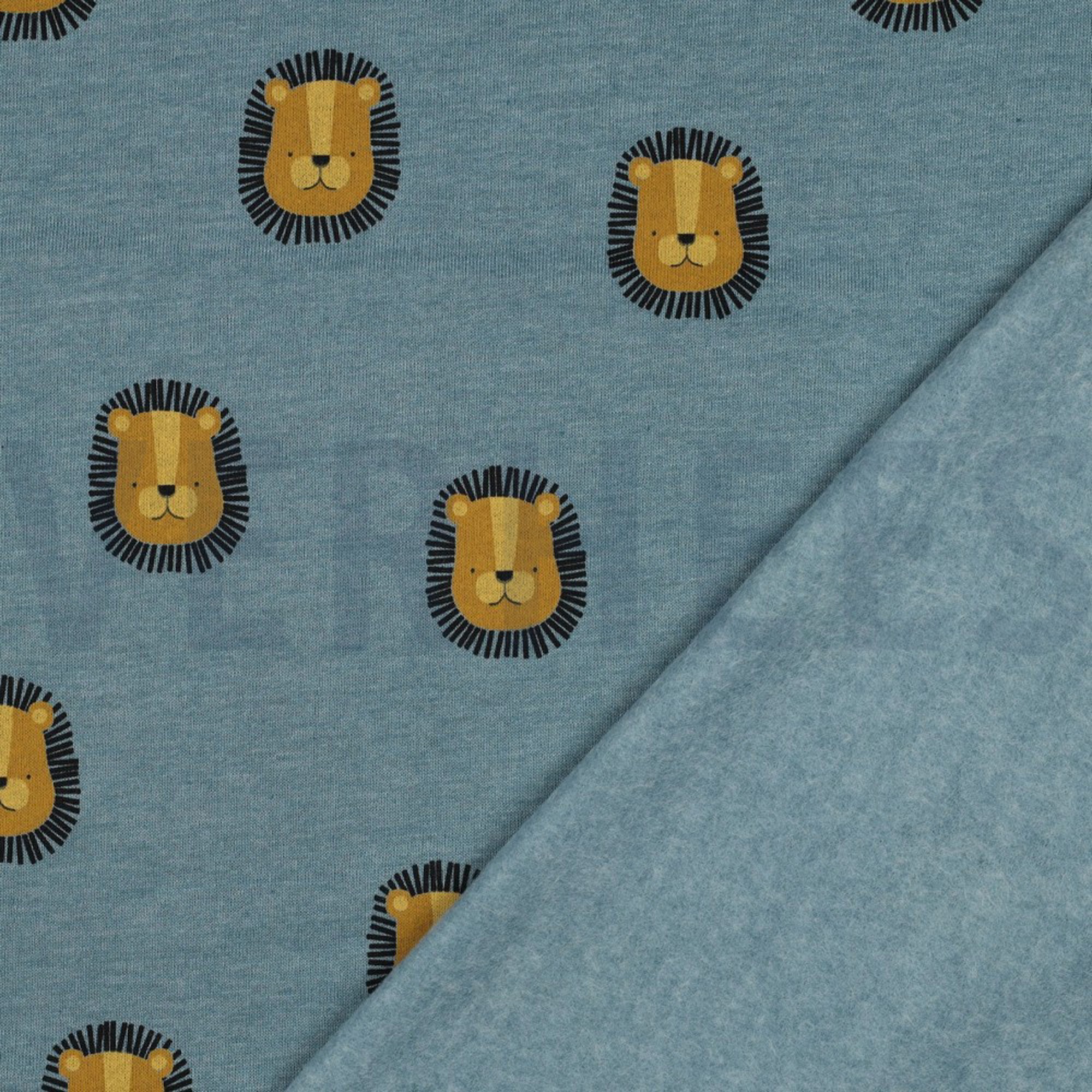 SWEAT MELANGE LIONS SMOKE BLUE MELANGE (high resolution) #4