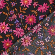 COTTON VOILE FLOWERS BLACK (thumbnail) #4
