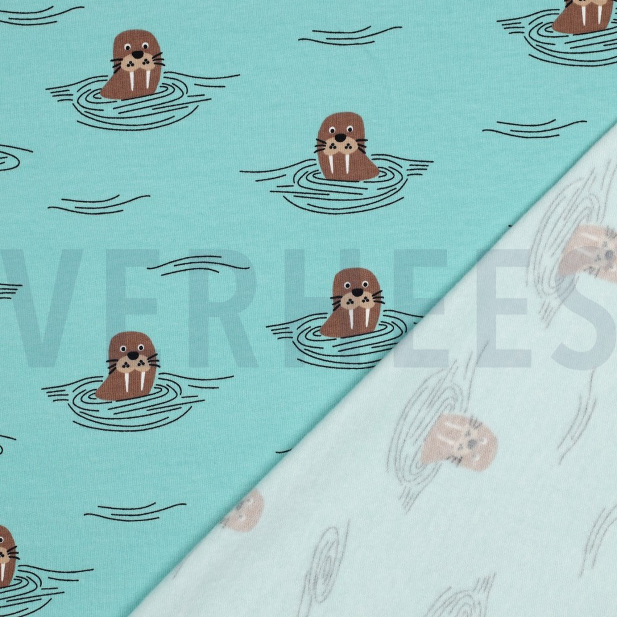 SOFT SWEAT WALRUSES DARK MINT (high resolution) #4