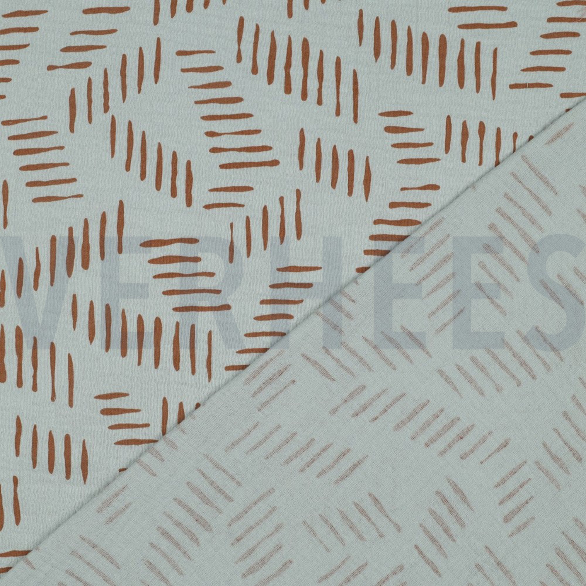 DOUBLE GAUZE ABSTRACT NILE (high resolution) #4