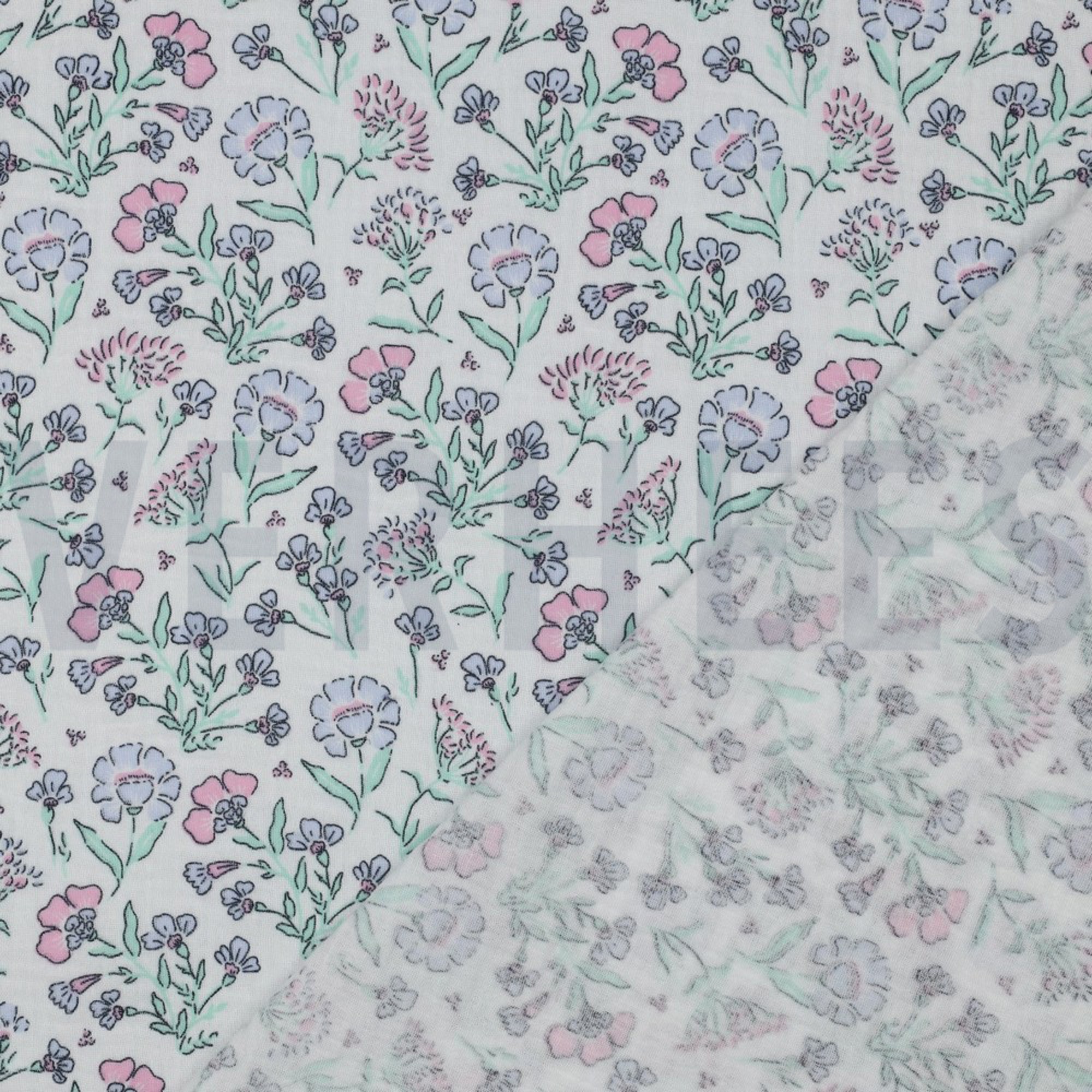 DOUBLE GAUZE FLOWERS OFF WHITE (high resolution) #4