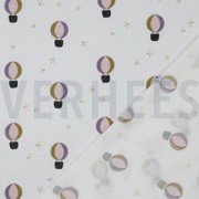 DOUBLE GAUZE HOT AIR BALLOONS WHITE (thumbnail) #4